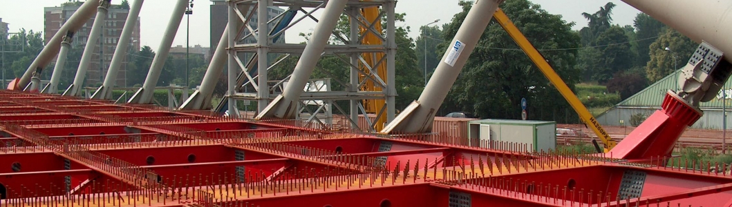 A Twin Diverging Arches Bridge in Milan Portello 7